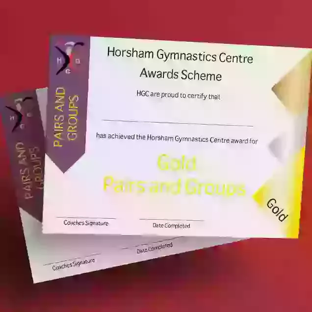 HGC Award Pairs & Groups Gold Certificate & Medal